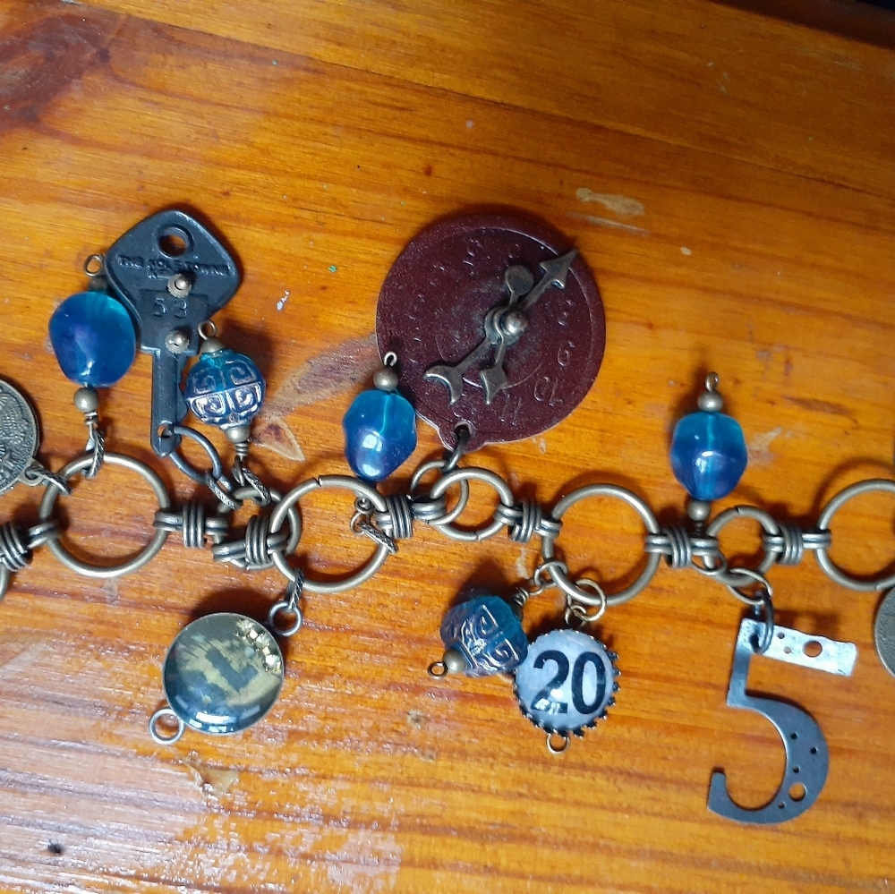 🧩♟BOHO Found Objects Bracelet ♟🧩